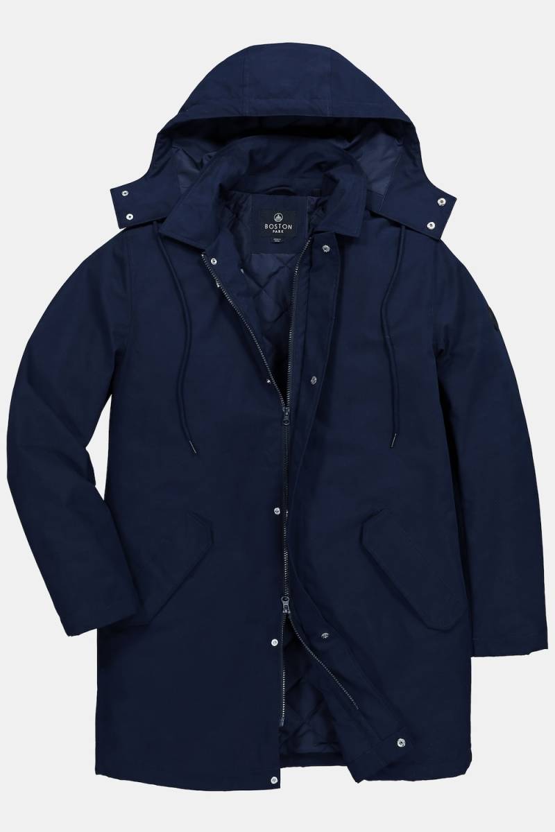 Große Größen Boston Park Parka, Herren, blau, Größe: 60/62, Polyester/Baumwolle, Boston Park von Boston Park