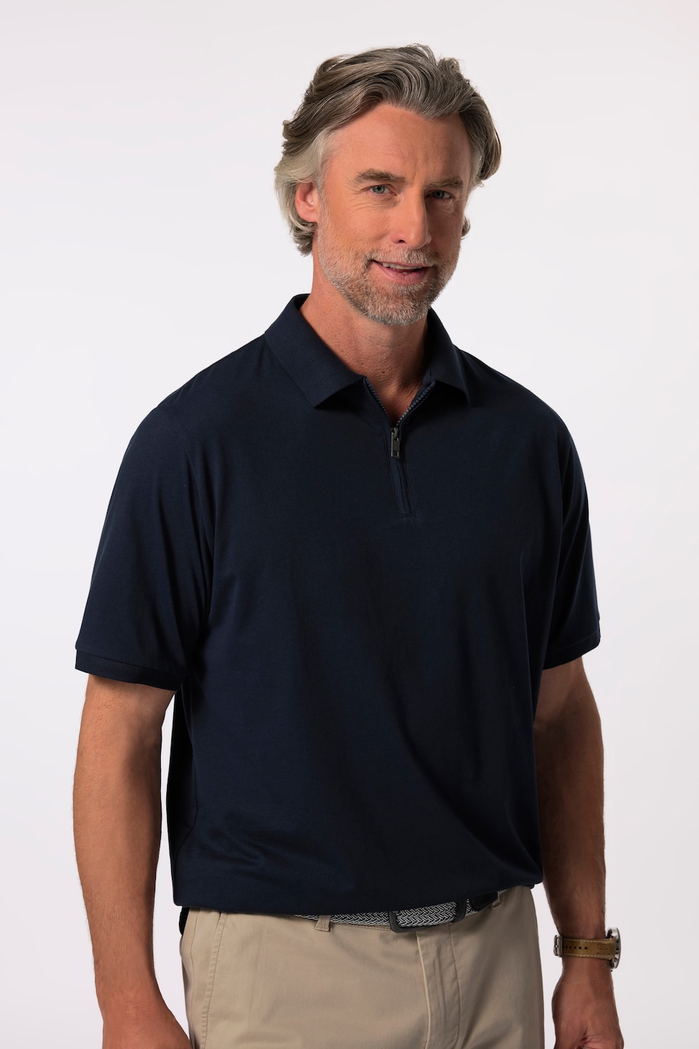 Große Größen Boston Park Poloshirt, Herren, blau, Größe: 60/62, Baumwolle/Polyester, Boston Park von Boston Park