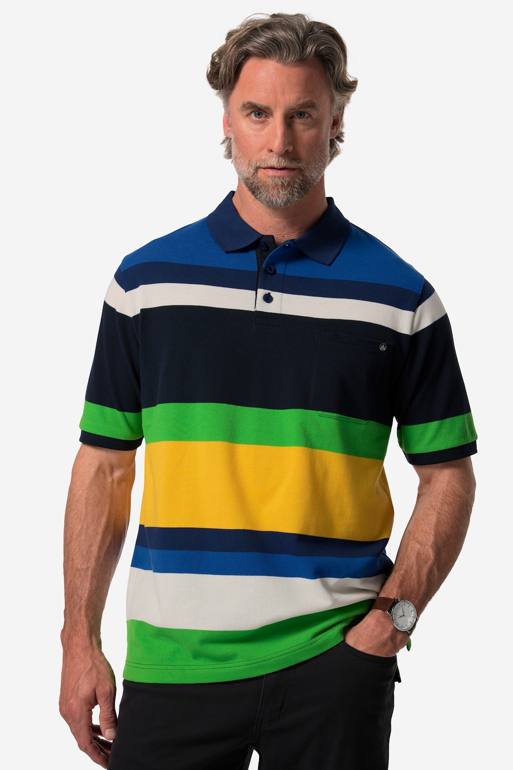 Große Größen Boston Park Poloshirt, Herren, blau, Größe: 76/78, Baumwolle, Boston Park Große Größen Boston Park Poloshirt, Herren, blau, Größe: 76/78, Baumwolle, Boston Park von Boston Park