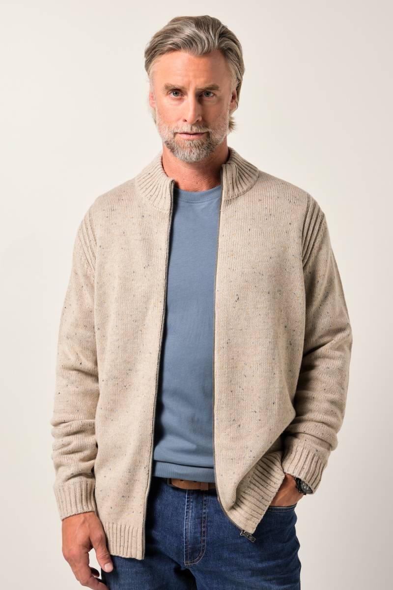 Große Größen Boston Park Strickjacke, Herren, beige, Größe: 80/82, Synthetische Fasern/Wolle, Boston Park von Boston Park