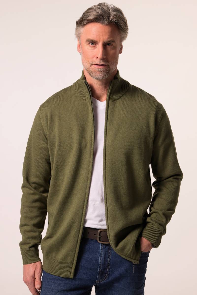 Große Größen Boston Park Strickjacke, Herren, grün, Größe: 64/66, Synthetische Fasern, Boston Park von Boston Park