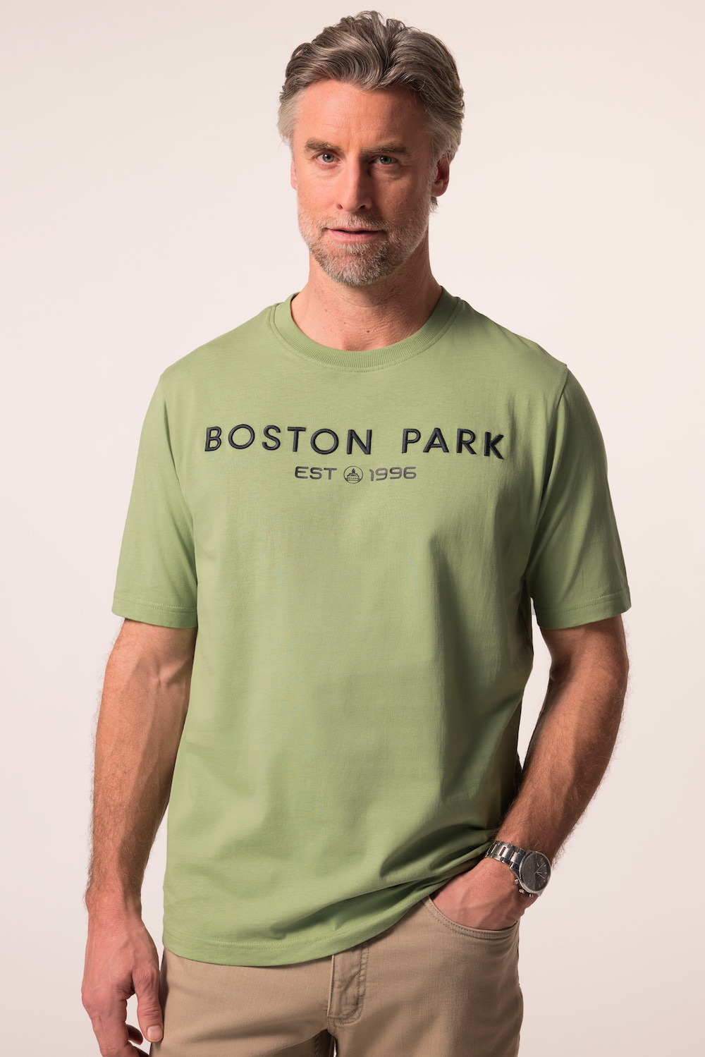 Große Größen Boston Park T-Shirt, Herren, grün, Größe: 56/58, Baumwolle, Boston Park Große Größen Boston Park T-Shirt, Herren, grün, Größe: 56/58, Baumwolle, Boston Park von Boston Park