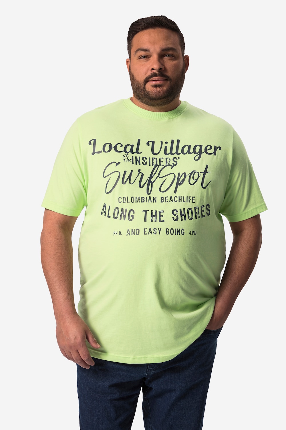 Große Größen Boston Park T-Shirt, Herren, türkis, Größe: 80/82, Baumwolle, Boston Park Große Größen Boston Park T-Shirt, Herren, türkis, Größe: 80/82, Baumwolle, Boston Park von Boston Park