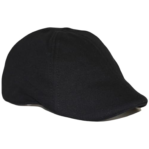The Original Boston Scally Cap - The Scrapper - Schwarz, schwarz, MEDIUM von Boston Scally Co.