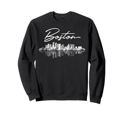 Boston Skyline T-Shirt für Damen, Herren, Mädchen & Jungen Sweatshirt von Boston Souvenirs & Gifts by DV8sTees