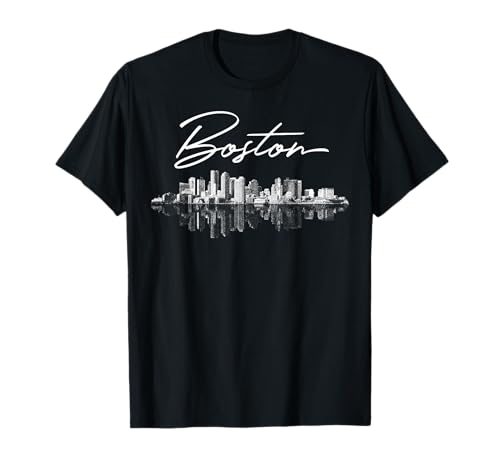 Boston Skyline für Damen, Herren, Mädchen & Jungen T-Shirt von Boston Souvenirs & Gifts by DV8sTees