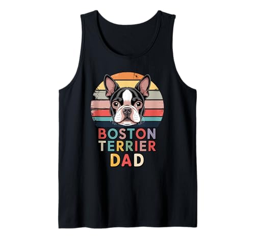 Herren Retro Boston Terrier Dad Tank Top Herren Retro Boston Terrier Dad Tank Top von Boston Terrier Dog Lover Gifts