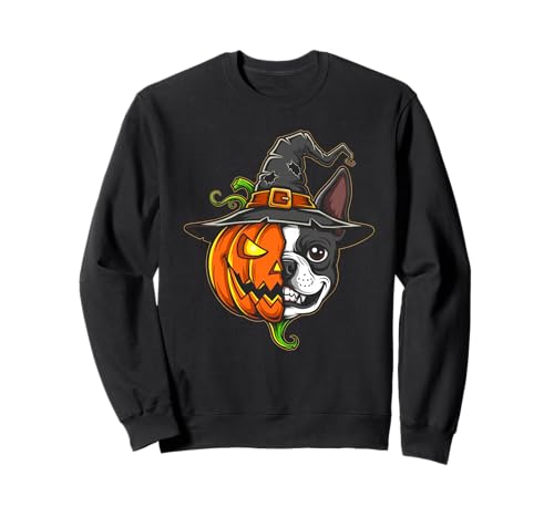 Boston Terrier Kürbis Jack O Laterne Halloween Herren Damen Sweatshirt Boston Terrier Kürbis Jack O Laterne Halloween Herren Damen Sweatshirt von Boston Terrier Lovers Halloween Pumpkin Outfits