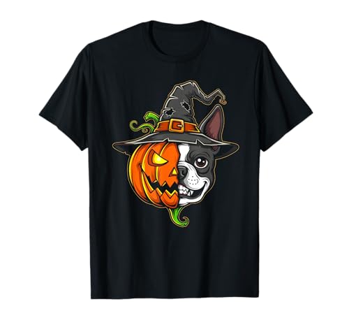 Boston Terrier Kürbis Jack O Laterne Halloween Herren Damen T-Shirt Boston Terrier Kürbis Jack O Laterne Halloween Herren Damen T-Shirt von Boston Terrier Lovers Halloween Pumpkin Outfits