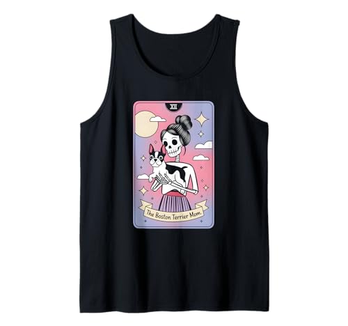 Die Boston Terrier-Mama Tank Top Die Boston Terrier-Mama Tank Top von Boston Terrier Mama Tarot