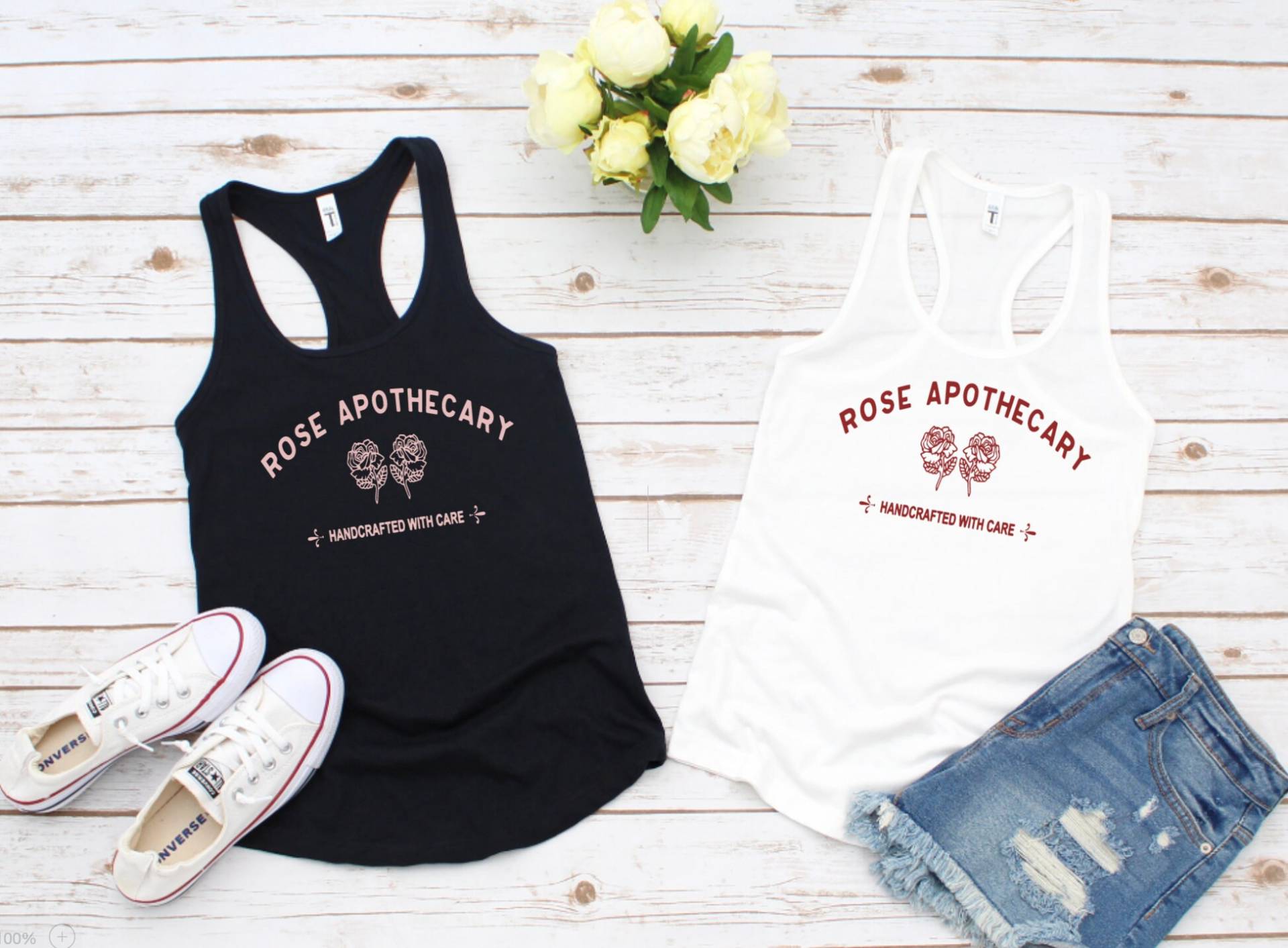 Rose Apotheker Tank | Damen Top Rose Apotheker Tank | Damen Top von BostonBakedTees