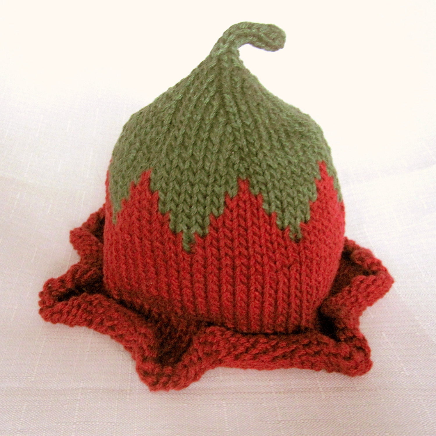 Blumenfee Herbst Mütze, Gestrickte Baby Mütze von BostonBeanies