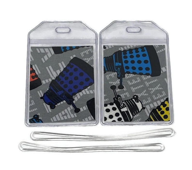 Gepäckanhänger 2Er Set Dr Who Dalek von BostonLinz