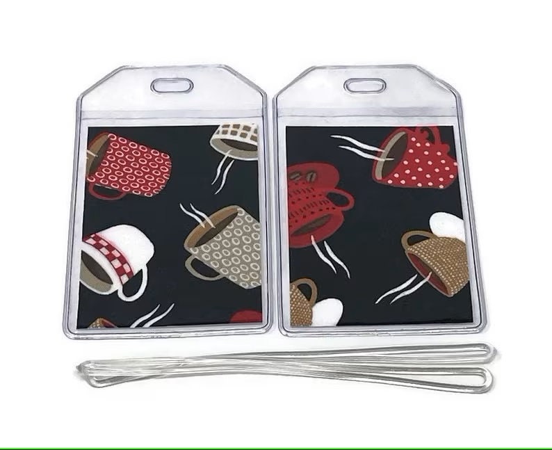 Gepäckanhänger 2Er Set Kaffeetassen von BostonLinz