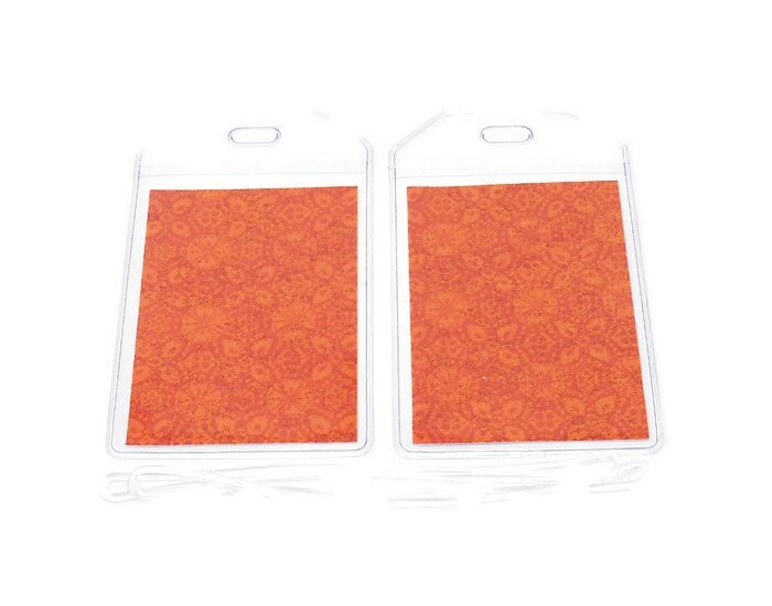 Gepäckanhänger 2Er Set Sun Orange Medaillon von BostonLinz