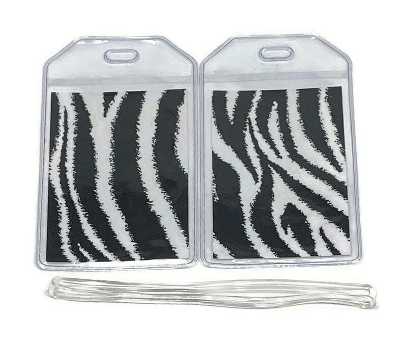 Gepäckanhänger 2Er Set Zebra von BostonLinz