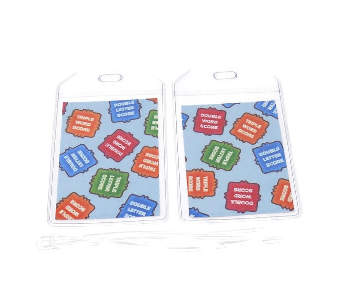 Gepäckanhänger Set Mit 2 Scrabblesteinen von BostonLinz