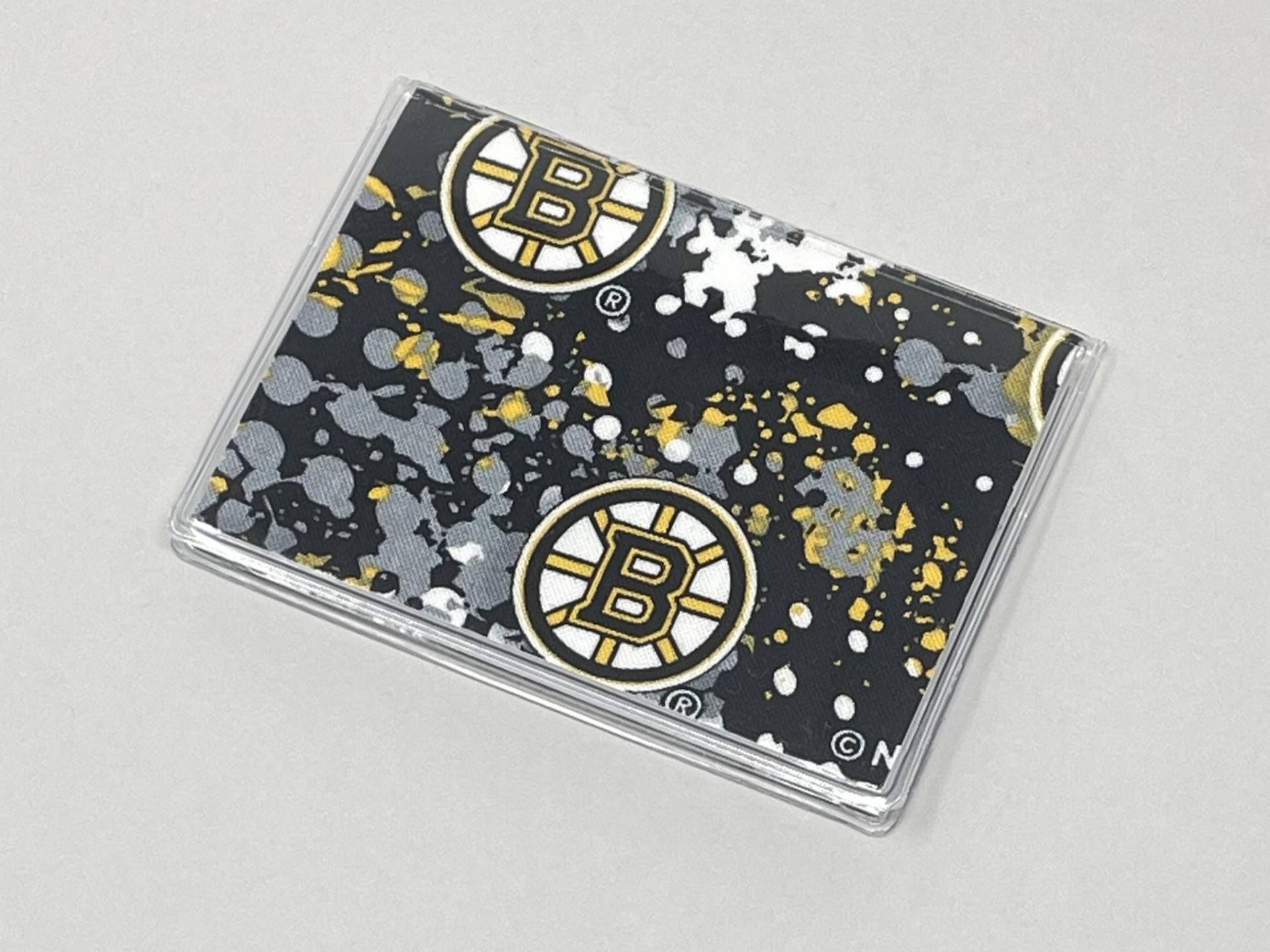 Kartenetui Mini Geldbörse Boston Bruins Hockey von BostonLinz