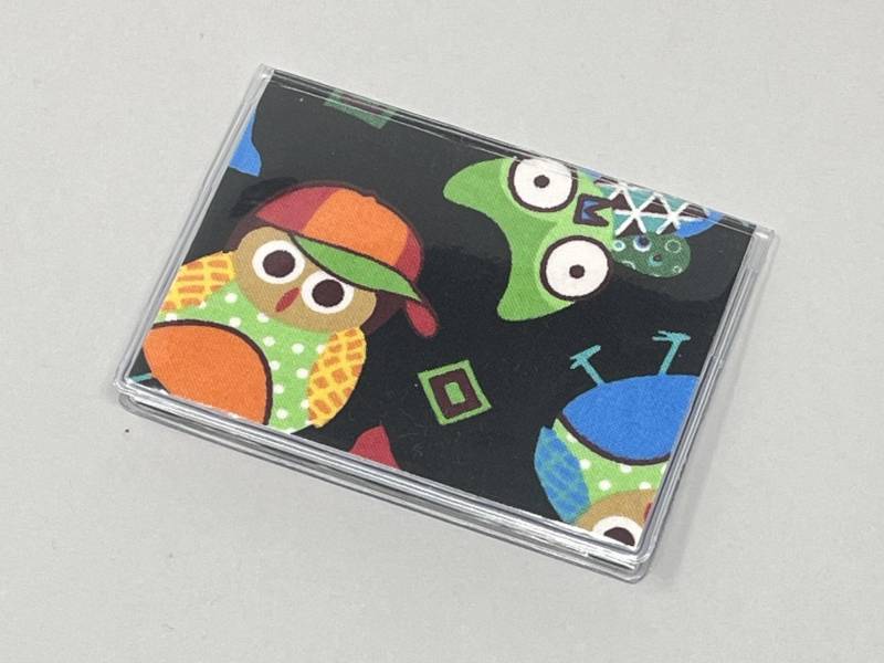Kartenetui Mini Geldbörse Bright Owls von BostonLinz