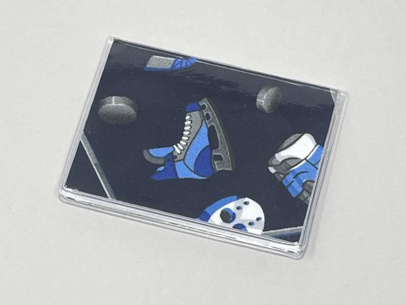 Kartenetui Mini Geldbörse Hockey Icons von BostonLinz