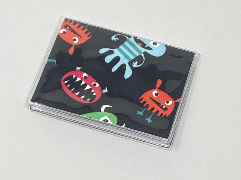 Kartenetui Mini Geldbörse Little Monsters von BostonLinz