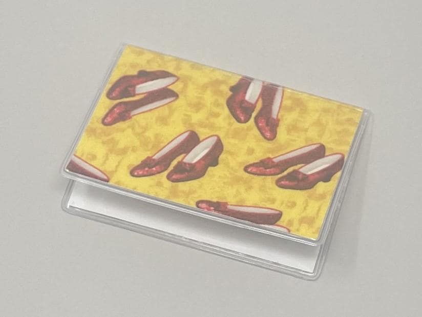 Kartenetui Mini Geldbörse Zauberer Von Oz Ruby Hausschuhe von BostonLinz