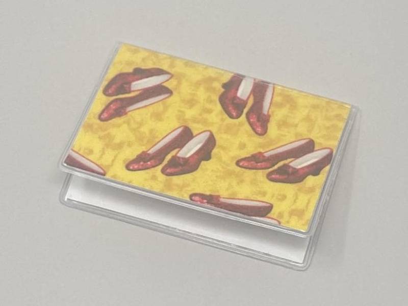 Kartenetui Mini Geldbörse Zauberer Von Oz Ruby Hausschuhe von BostonLinz