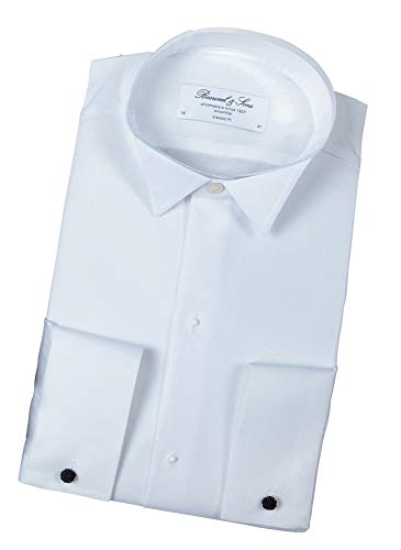 Bosweel Herrenhemd Frackhemd Frack Hemd Frackanzughemd weiß (40) von Bosweel