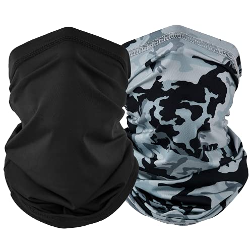 Botack Schlauchschal Halstuch Atmungsaktiv Multifunktionstuch Sonnenschutz Gesichtsmaske Bandana Loop Schal für Motorrad Laufen Wandern Fahrrad von Botack