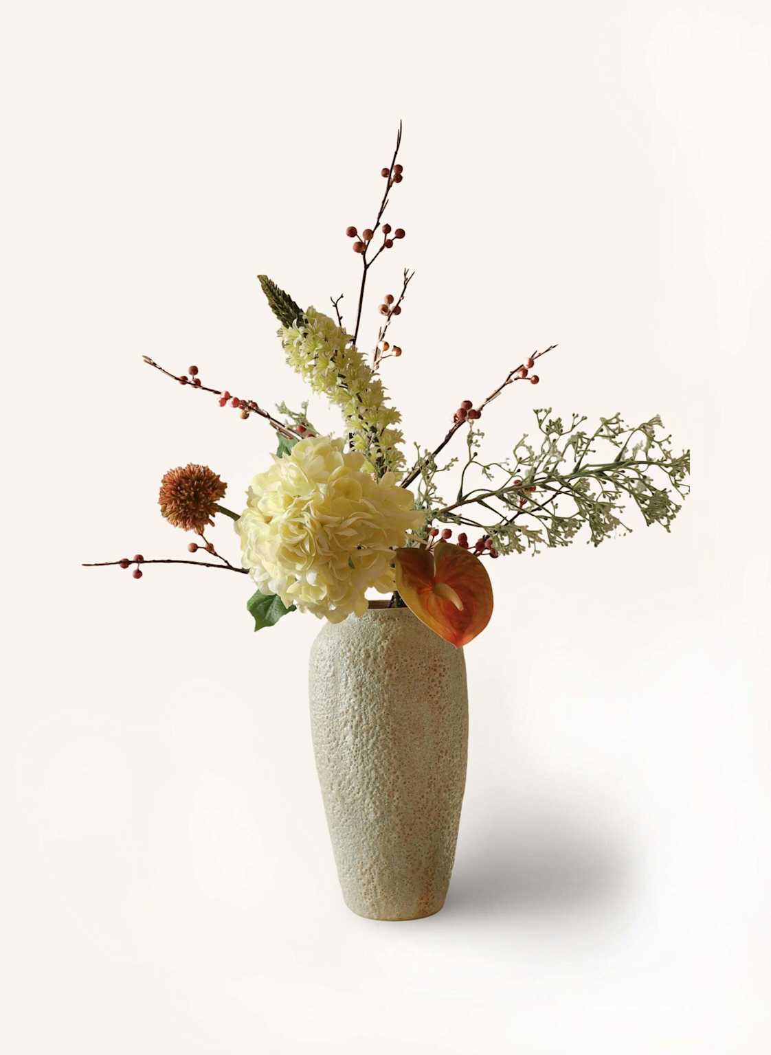 Botané Künstlicher Blumenstrauß Frosted Amber rosa von Botané