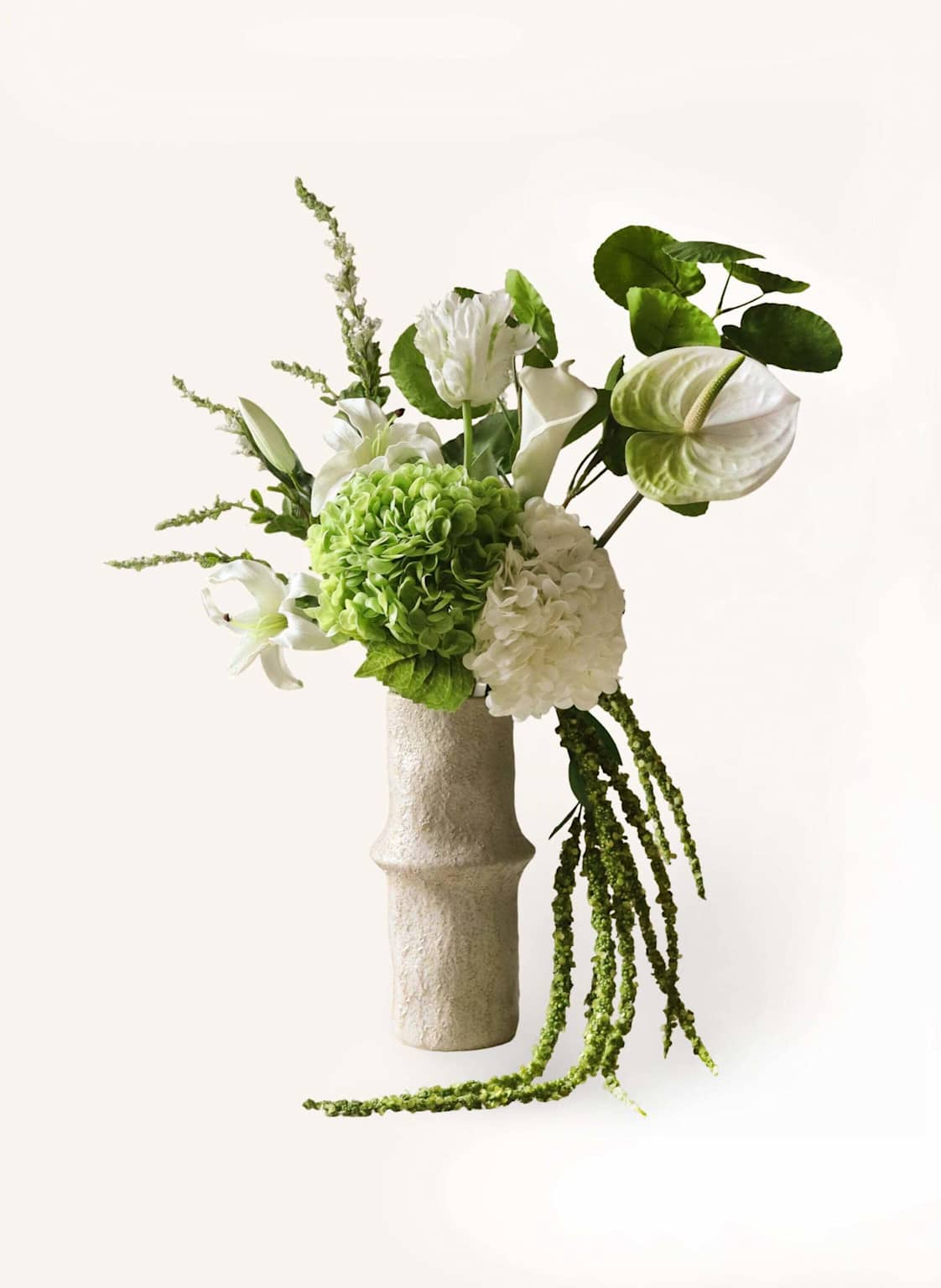 Botané Künstlicher Blumenstrauß Greenie weiss von Botané