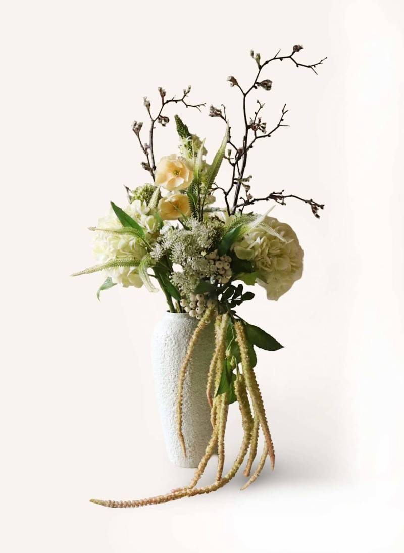 Botané Künstlicher Blumenstrauß Ivory Cascade weiss von Botané