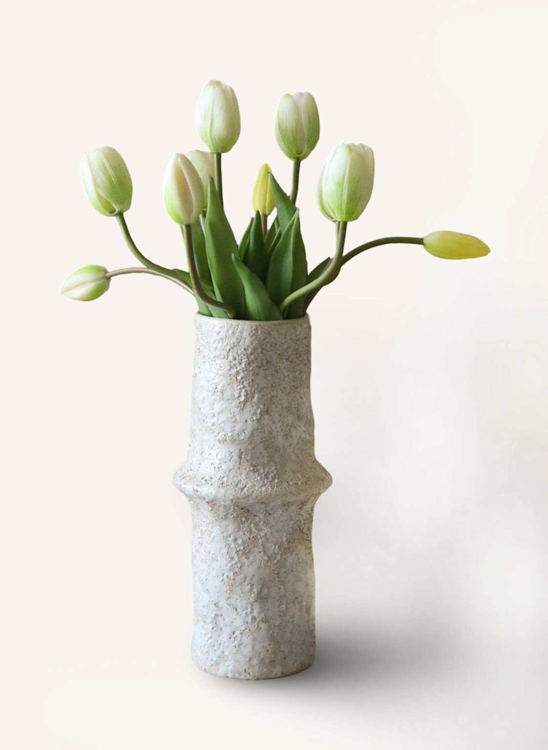 Botané Künstlicher Blumenstrauß Tulip Bouquet weiss von Botané
