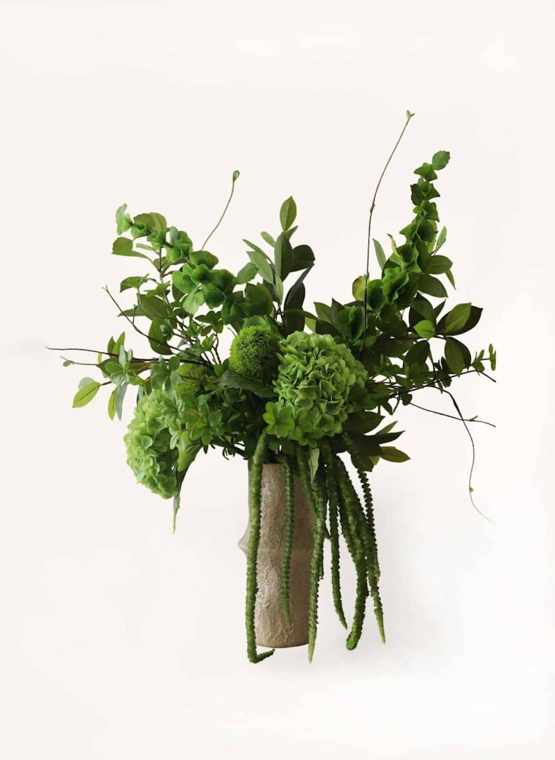 Botané Künstlicher Blumenstrauß Verdant Muse gruen von Botané