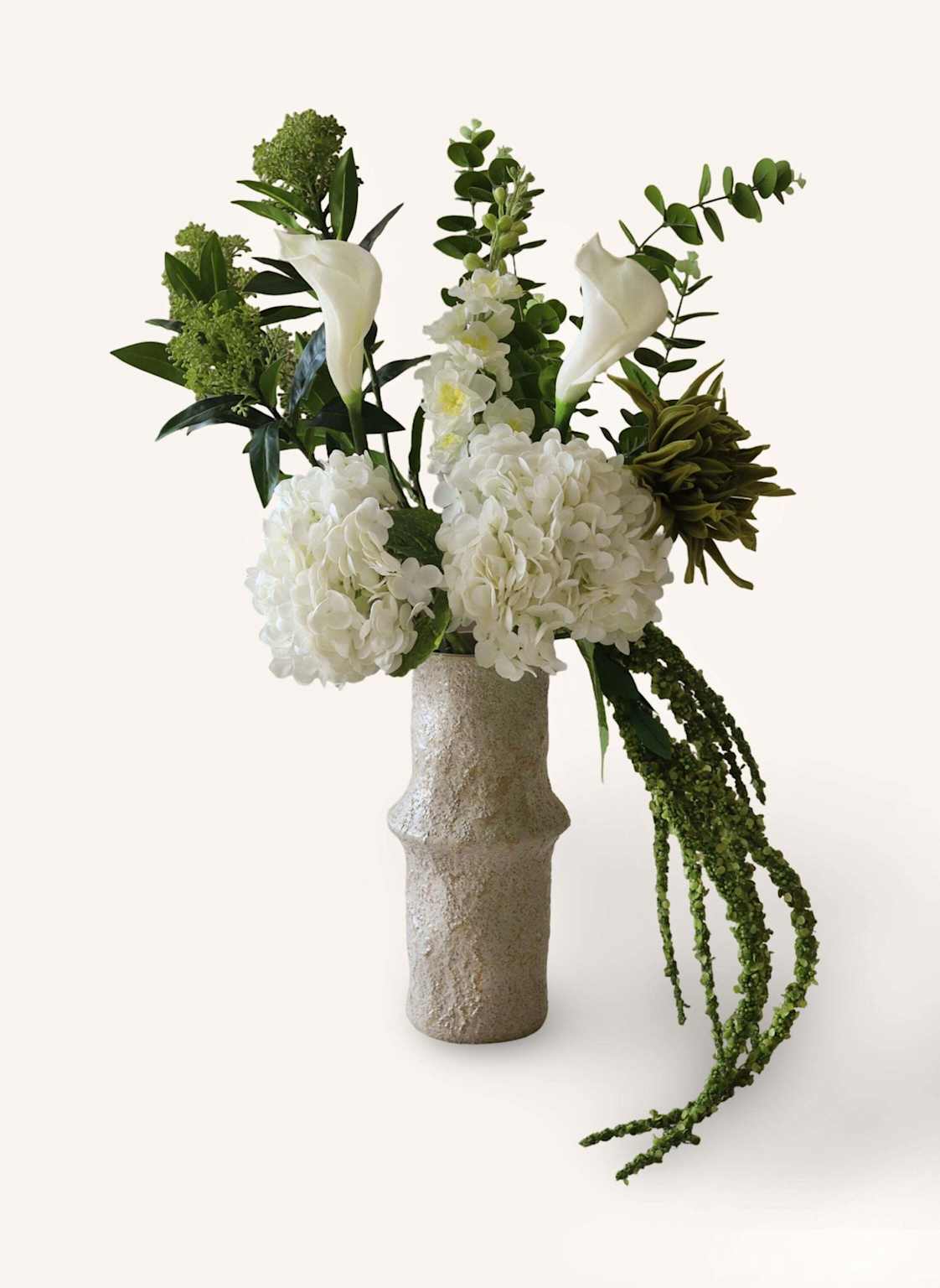 Botané Künstlicher Blumenstrauß Wild Forest weiss von Botané