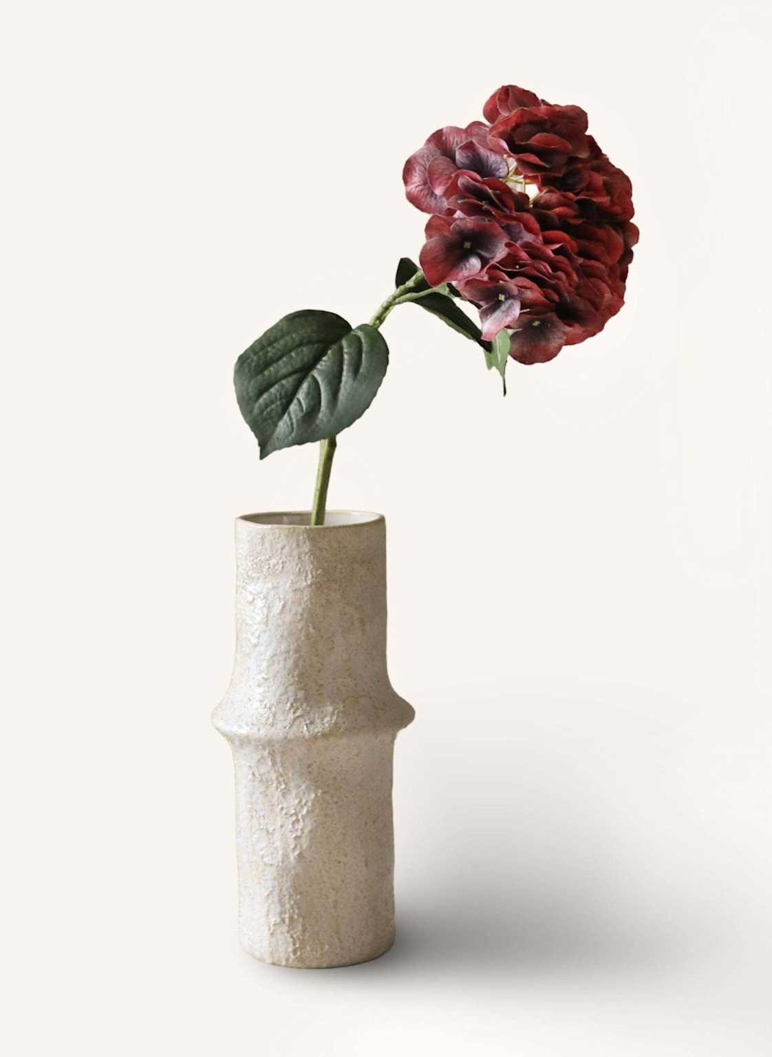 Botané Kunstblume Hydrangea Flower Premium rot von Botané