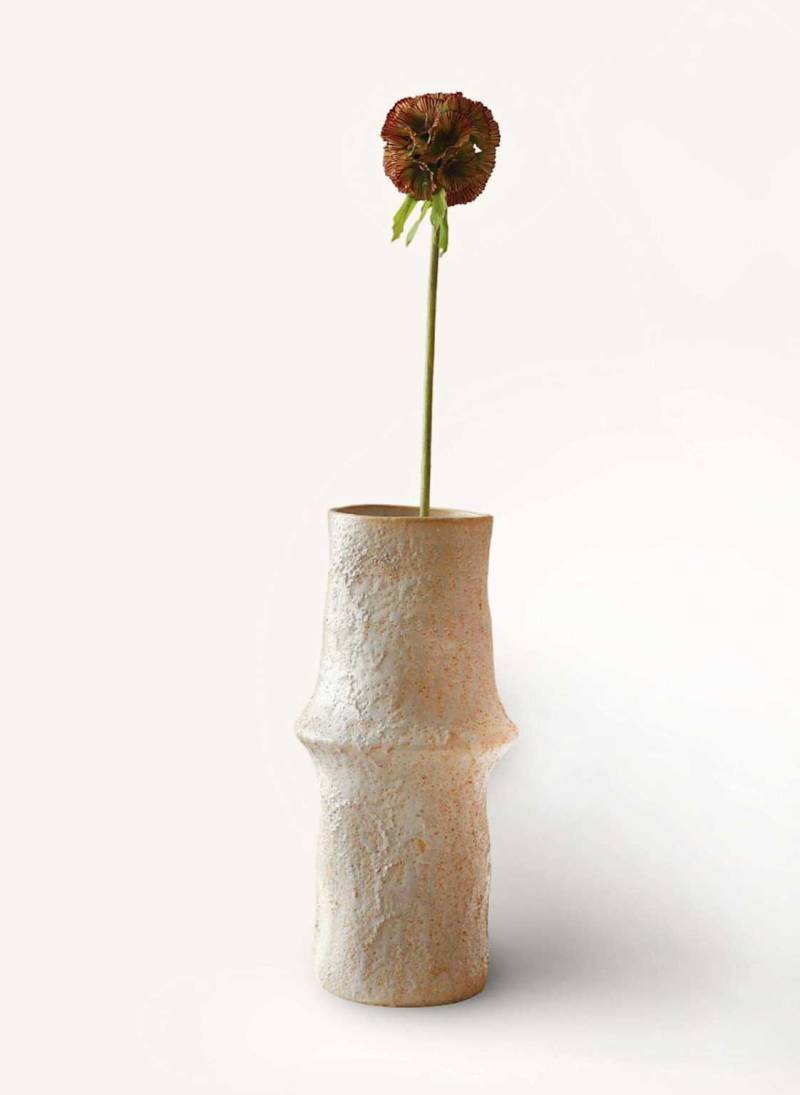 Botané Kunstblume Scabiosa Seed Pod Flower lila von Botané