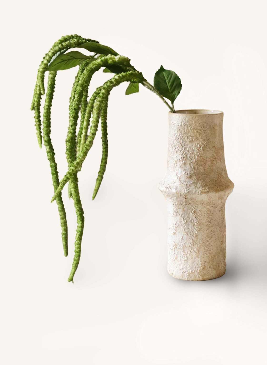 Botané Kunstblume Three Forks Amaranthus Flower gruen von Botané