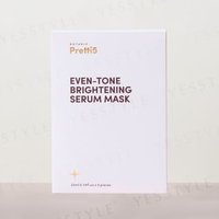 Botanic Pretti5 - Even-Tone Brightening Serum Mask 5 pcs Botanic Pretti5 - Even-Tone Brightening Serum Mask 5 pcs von Botanic Pretti5