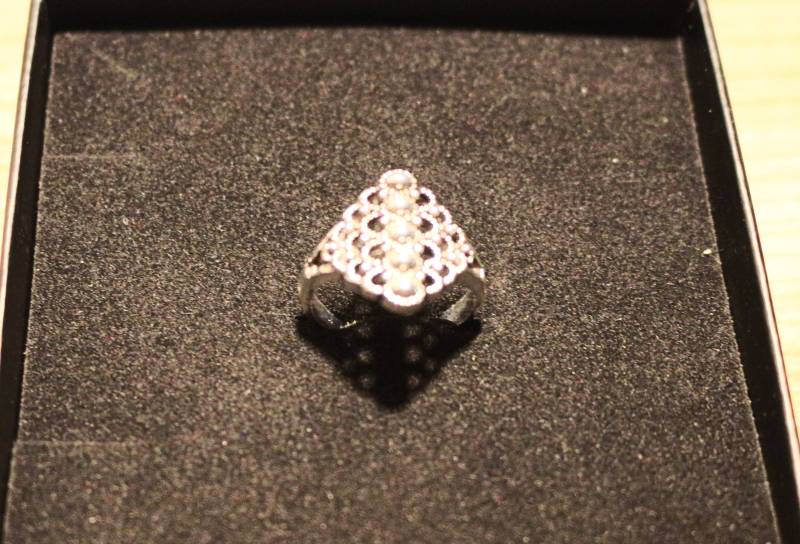 Vintage Tibet Silber Blumen Ring, Gothic Daumenring | Größe 7, 5 von AgaArtStudioDevon