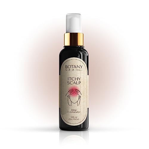 BotanyRoom Beruhigendes „Juckende Kopfhaut“-Spray mit Teebaumöl und Hamamelis – natürliche Linderung für gereizte Kopfhaut, sanfte Pflege für gesundes Haar und angenehme Haut von BotanyRoom