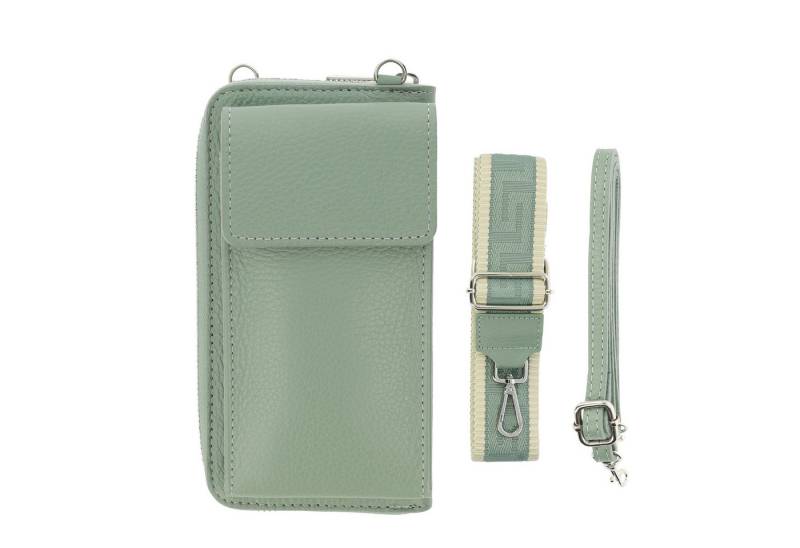 Botego Handytasche mit Geldbörse zum Umhängen, Handytasche Leder, Umhängetasche Damen von Botego