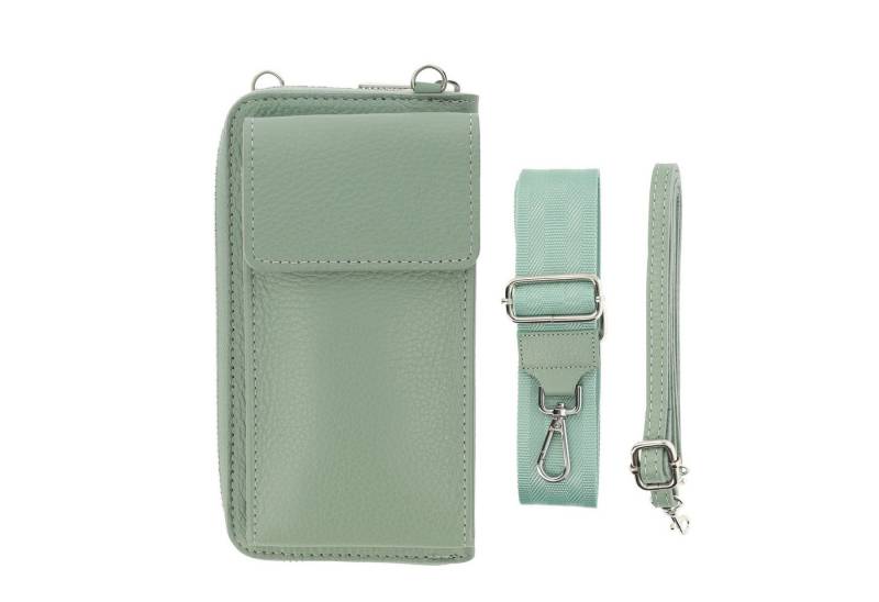 Botego Handytasche mit Geldbörse zum Umhängen, Handytasche Leder, Umhängetasche Damen von Botego