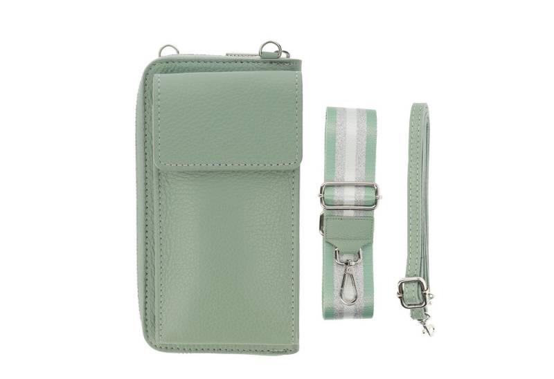 Botego Handytasche mit Geldbörse zum Umhängen, Handytasche Leder, Umhängetasche Damen von Botego