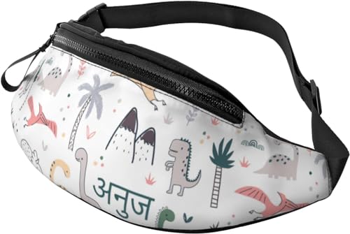 Bauchtasche Mode Wasserdicht Hüfttasche Unisex Gürteltasche für Männer Frauen (Dinosaurier Cute Cartoon), Siehe Abbildung, Einheitsgröße, modisch von Botell