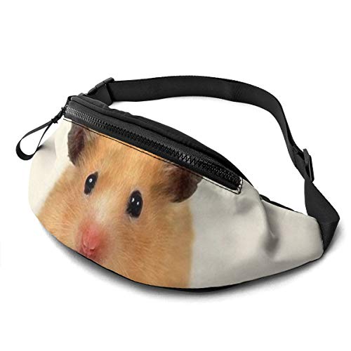 Hübsche kleine Hamster-Hüfttasche, verstellbare Riemen, Tasche mit Kopfhöreranschluss, für Damen und Herren, Siehe Abbildung, Einheitsgröße, modisch von Botell