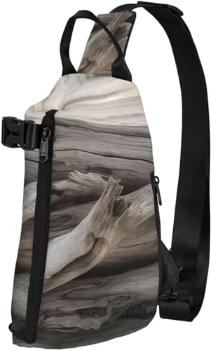 Schultertasche für Damen und Herren, Schultertasche, Umhängetasche, Brusttasche, Alpaka und Kaktus, Wandern, Reisen, Bauchtasche, Holzbild Strand, Einheitsgröße, modisch von Botell