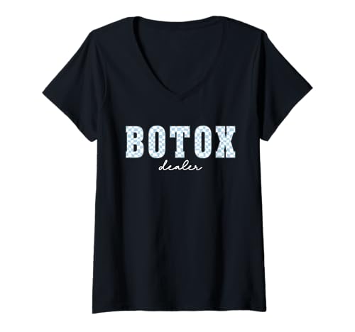 Damen Botox Dealer Skincare Nurse PA NP Injektor Cosmetic Medspa T-Shirt mit V-Ausschnitt Damen Botox Dealer Skincare Nurse PA NP Injektor Cosmetic Medspa T-Shirt mit V-Ausschnitt von Botox Nurse Filler Injector Retro Esthetician Co.