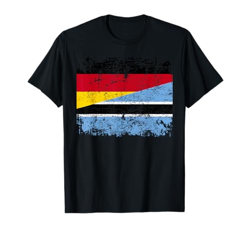 BOTSWANA DEUTSCHLAND Flagge | Damen Herren Kinder | Botswana T-Shirt von Botswana Family Shop