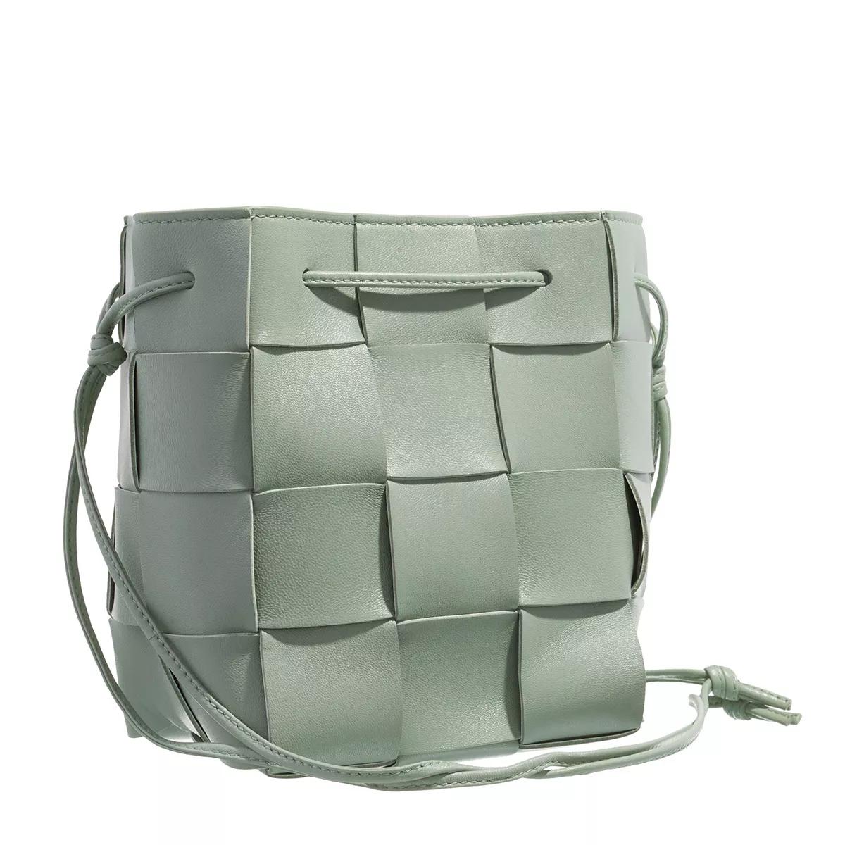 Bottega Veneta Beuteltasche - Small Cassette Bucket Bag - Gr. unisize - in Grün - für Damen von Bottega Veneta